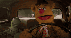 Kermit The Frog Road Trip Friends GIF