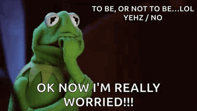Kermit The Frog Says Ok Now I'm Really Worried GIF
