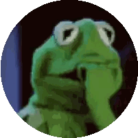Kermit The Frog Sesame Street Covering Mouth Sticker