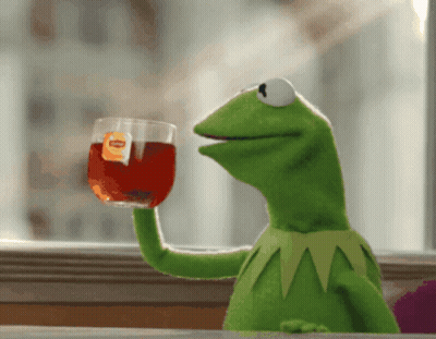 Kermit the Frog Sitting on Couch Not Sure How I Feel