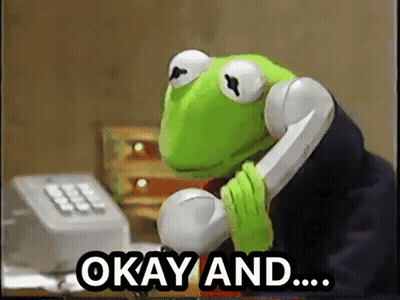 Kermit The Frog Talking On Phone Saying Okay GIF