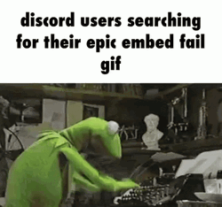 Kermit Typing Fail Discord GIF