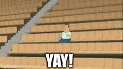 Kermit Yay All Alone GIF