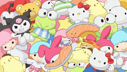 Keroppi And Friends In Arcade Game GIF