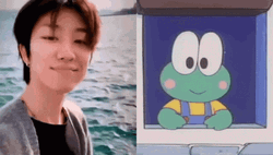 Keroppi And Korean Guy Xu Minghao GIF