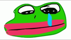 Keroppi The Frog Crying GIF