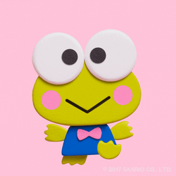 Keroppi With His Cute Outfit GIF
