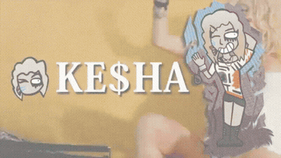 Kesha Cartoon Drawing GIF