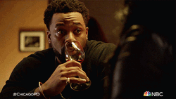 Kevin Atwater Drinking Wine Chicago PD GIF