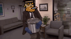 Kevin Chili Spill The Office Cryptopunk Mafia  GIF
