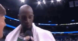 Kevin Garnett On Mic GIF