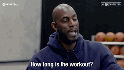 Kevin Garnett Talking About Workout GIF