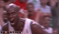 Kevin Garnett Yelling Loud GIF