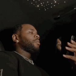 Kevin Gates Holding A Phone GIF