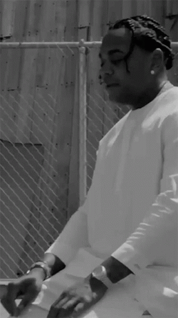 Kevin Gates Kneel While Praying GIF