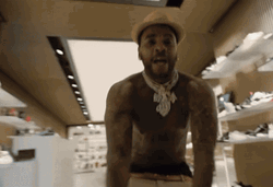 Kevin Gates Strong Chest Hitting GIF