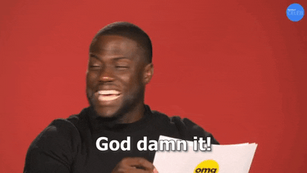 Kevin Hart Damn It GIF