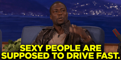 Kevin Hart Drive Fast GIF