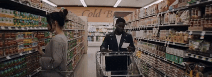 Kevin Hart Grocery Shopping Damn Man GIF