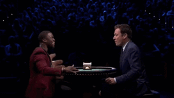 Kevin Hart Slapping Jimmy Fallon GIF
