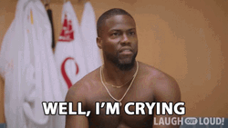 Kevin Hart Well I'm Crying Because That Hurt GIF