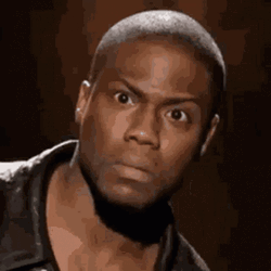 Kevin Heart Poker Face Stare  GIF