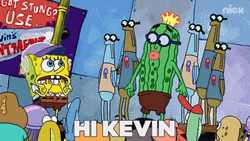Kevin Scared Spongebob Squarepants GIF