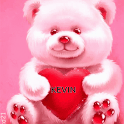 Kevin Valentines Pink Teddy Bear GIF