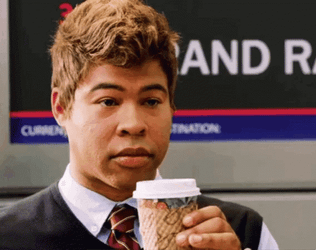 Key And Peele Jordan Peele Sipping Coffee GIF