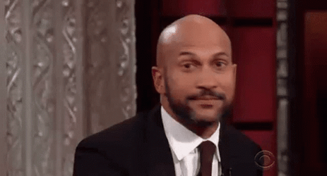 Key And Peele Michael Key Bald Poker Face GIF