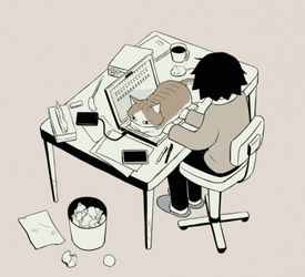 Keyboard Cat Chill Moment GIF