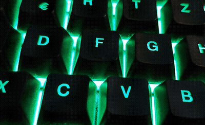 Keyboard Close Up With C V B GIF