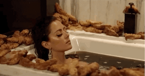 KFC Commercial Raining Vegan Nugget Meme GIF