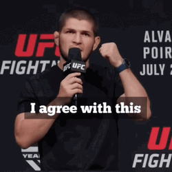 Khabib Agree And Approved GIF