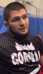 Khabib Finger Gun Shooting GIF