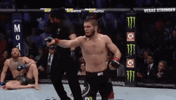 Khabib In The Ring GIF