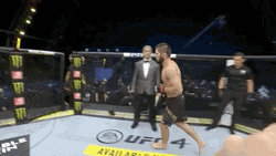 Khabib Running Around The Ring GIF