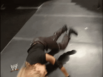 Kicking And Screaming Blonde Wrestler Girl GIF