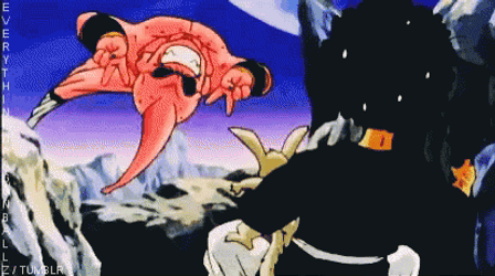 Kid Buu Peace Sign  GIF
