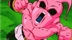 Kid Buu Pumping His Chest GIF