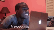 Kid Fury Facing Laptop Macbook Yes Ma Am GIF