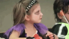 Kid Girl Throwing Up GIF