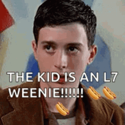 Kid Is L7 Weenie American Pie Paul Finch GIF