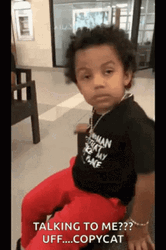 Kid Petty Talking To Me GIF