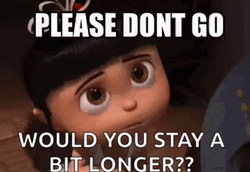 Kid Please Dont Go Stay Bit Longer GIF