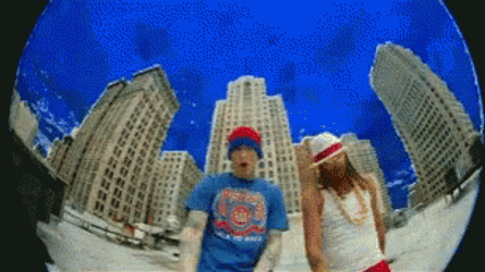 Kid Rock In The Fish Eye Camera GIF