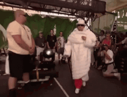 Kid Rock In White Coat GIF