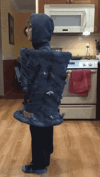 Kid's Fire Tornado Holloween Costume GIF