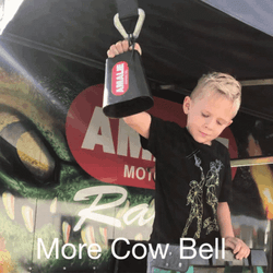 Kid Saying More Cowbell GIF
