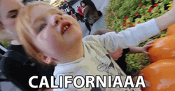 Kid Screaming California GIF